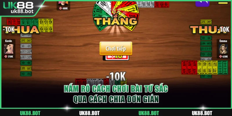 Nắm rõ cách chơi bài tứ sắc qua cách chia đơn giản